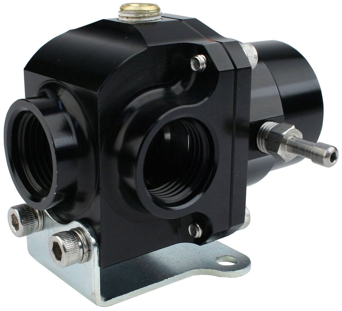 AEROMOTIVE -8AN Inlet/Outlet Port With -8AN Return Port, .313" Seat 5-15 PSI Aeromotive X1 2-Port Carburettor Regulator ARO13304 SR