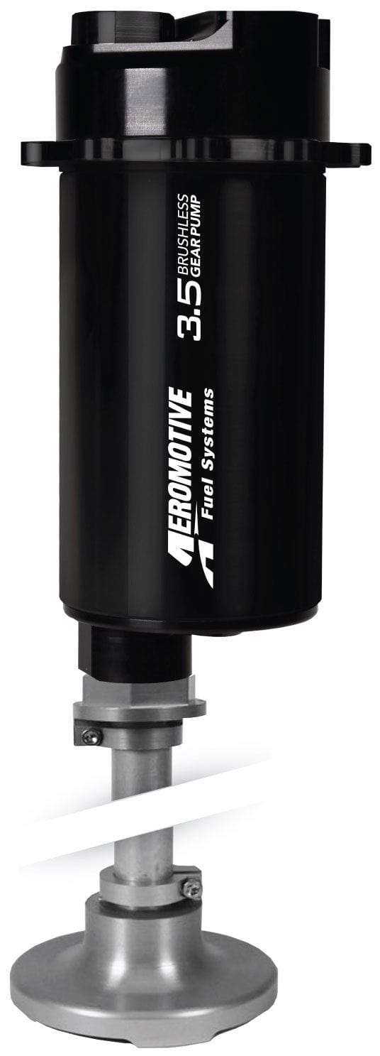 AEROMOTIVE Adjustable Filter Height 10"-16", -10 ORB Outlet Port Aeromotive Universal In-Tank 3.5 GPM Brushless Fuel Pump With Variable Speed Controller ARO SR