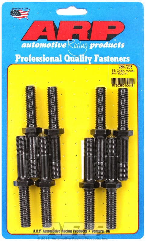 ARP 7/16" fits Aluminium Head, Exhaust Studs Only (8), Has Shank Under He ARP fasteners Rocker Arm Stud Kit AR235-7203 SR