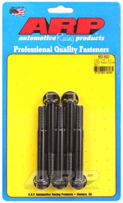 ARP 7/16" UNC x 3.500" UHL With 7/16" Socket Head ARP fasteners 5-Pack Bolt Kit, Hex Head Black Oxide AR653-3500 SR