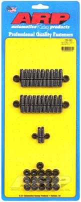ARP fits BB Chev With Standard 2-Piece Style Gasket ARP fasteners Oil Pan Stud Kit, 12-Point Nut Black Oxide AR235-1902 SR