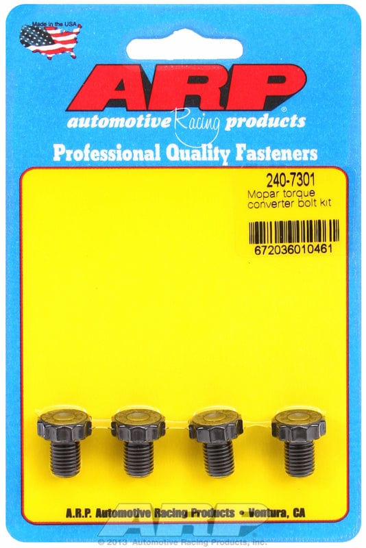 ARP fits Chrysler Torqueflite 727 & 904 With Production Converter, 5/16-2 ARP fasteners Torque Converter Bolt Kit AR240-7301 SR