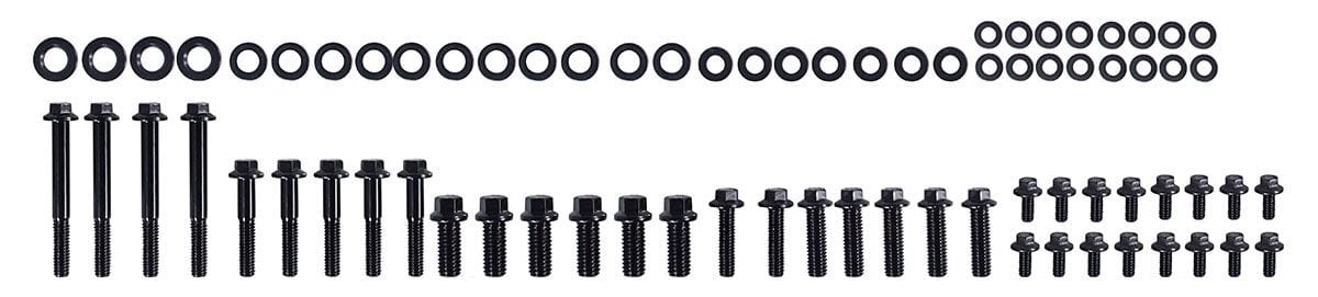 ARP fits Ford 302-351 Cleveland ARP fasteners Engine Accessory Bolt Kit, Hex Head Black Oxide AR554-9804 SR