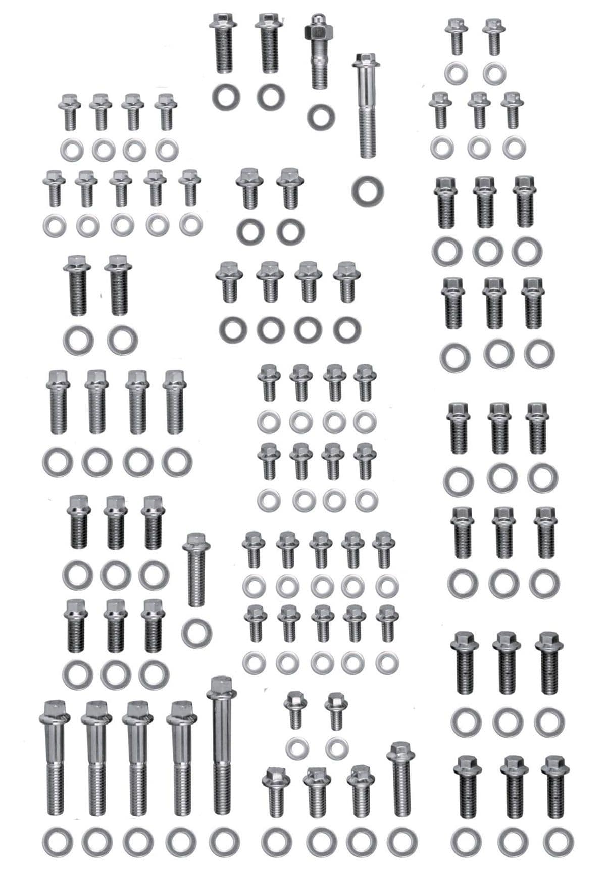 ARP fits Ford 302-351 Cleveland ARP fasteners Engine Accessory Bolt Kit, Hex Head S/S AR554-9604 SR