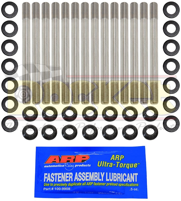 ARP fits Ford BA-FG 'Barra' 6cyl Turbo / Non Turbo 2002-on ARP fasteners Custom Age 625+ Head Stud Kit with 12-Point Nuts AR9993901-CA SR