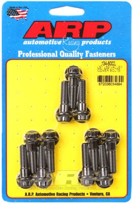 ARP fits GM LS Series ARP fasteners Intake Valley Cover Bolt Kit, 12-Point Head Black Oxide AR134-8002 SR