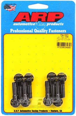 ARP fits GM LS Series ARP fasteners Timing Cover Bolt Kit, 12-Point Head Black Oxide AR134-1502 SR