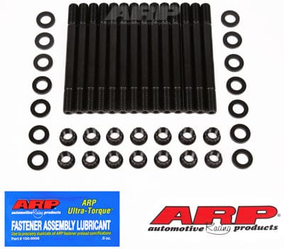 ARP fits Nissan RB20DE/DET 2.0L & RB25DE/DET 2.5L ARP fasteners Head Stud Kit, 12-Point Nuts AR202-4301 SR