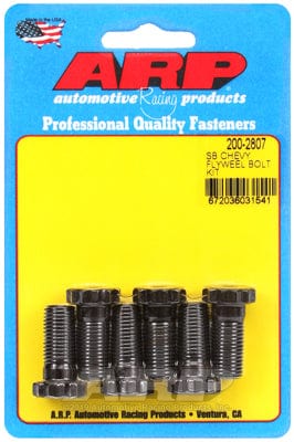 ARP fits SB/BB Chev 305-502 & V6 90° With 1-Piece Rear Main Seal, 7/16-20 ARP fasteners Flywheel Bolt Kit AR200-2807 SR
