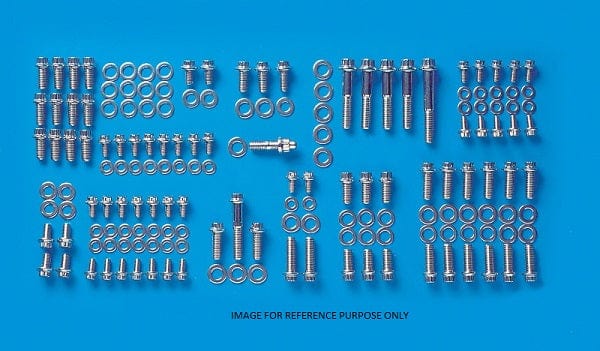 ARP fits SB Ford 289-302 Windsor ARP fasteners Engine Accessory Bolt Kit, 12-Point Head Black Oxide AR554-9701 SR