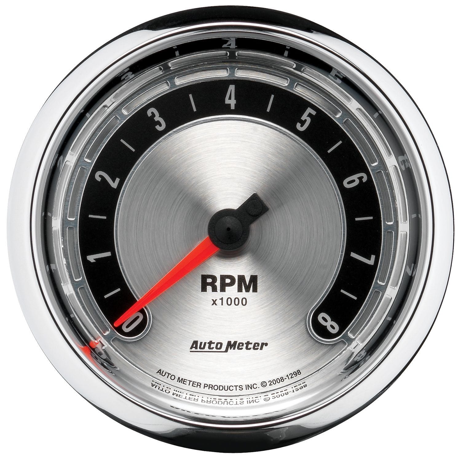 AUTOMETER 0-8,000 rpm, 3-3/8"., Electrical, In-Dash Auto Meter American Muscle Tachometer AU1298 SR
