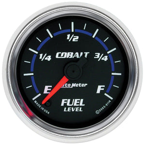 Auto Meter Cobalt Series Fuel Level Gauge AU6114