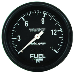 Auto Meter Auto gage Series Fuel Pressure Gauge AU2311
