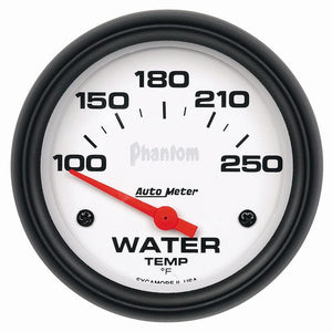 Auto Meter Phantom Series Water Temperature Gauge AU5837