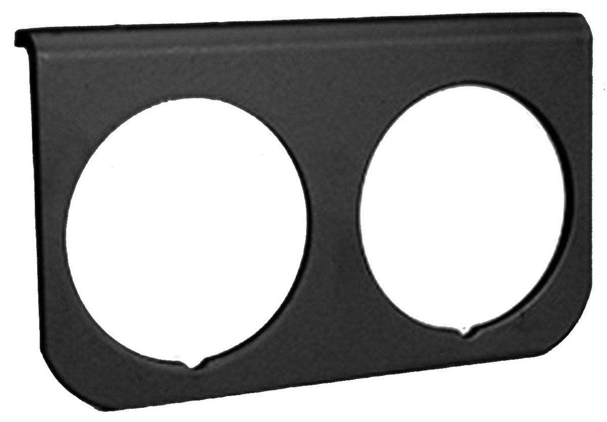AUTOMETER 2-hole Black Aluminium Panel Auto Meter 2-1/16" Gauge Panel AU2237 SR