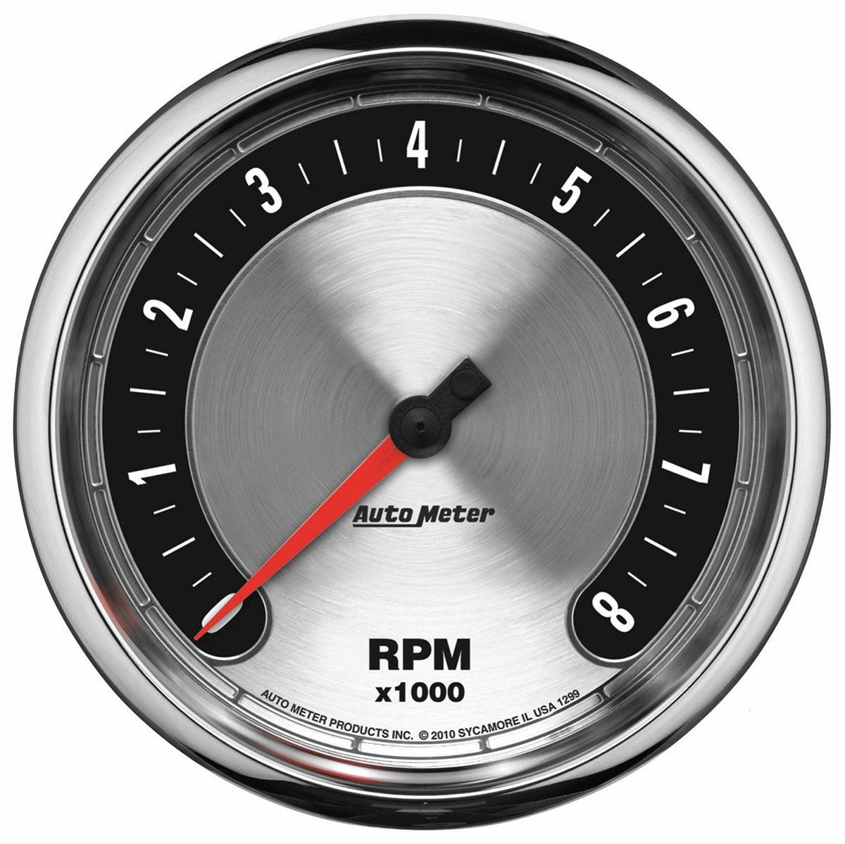 AUTOMETER 5", 0-8,000 rpm, Electrical, In-Dash Auto Meter American Muscle Tachometer AU1299 SR