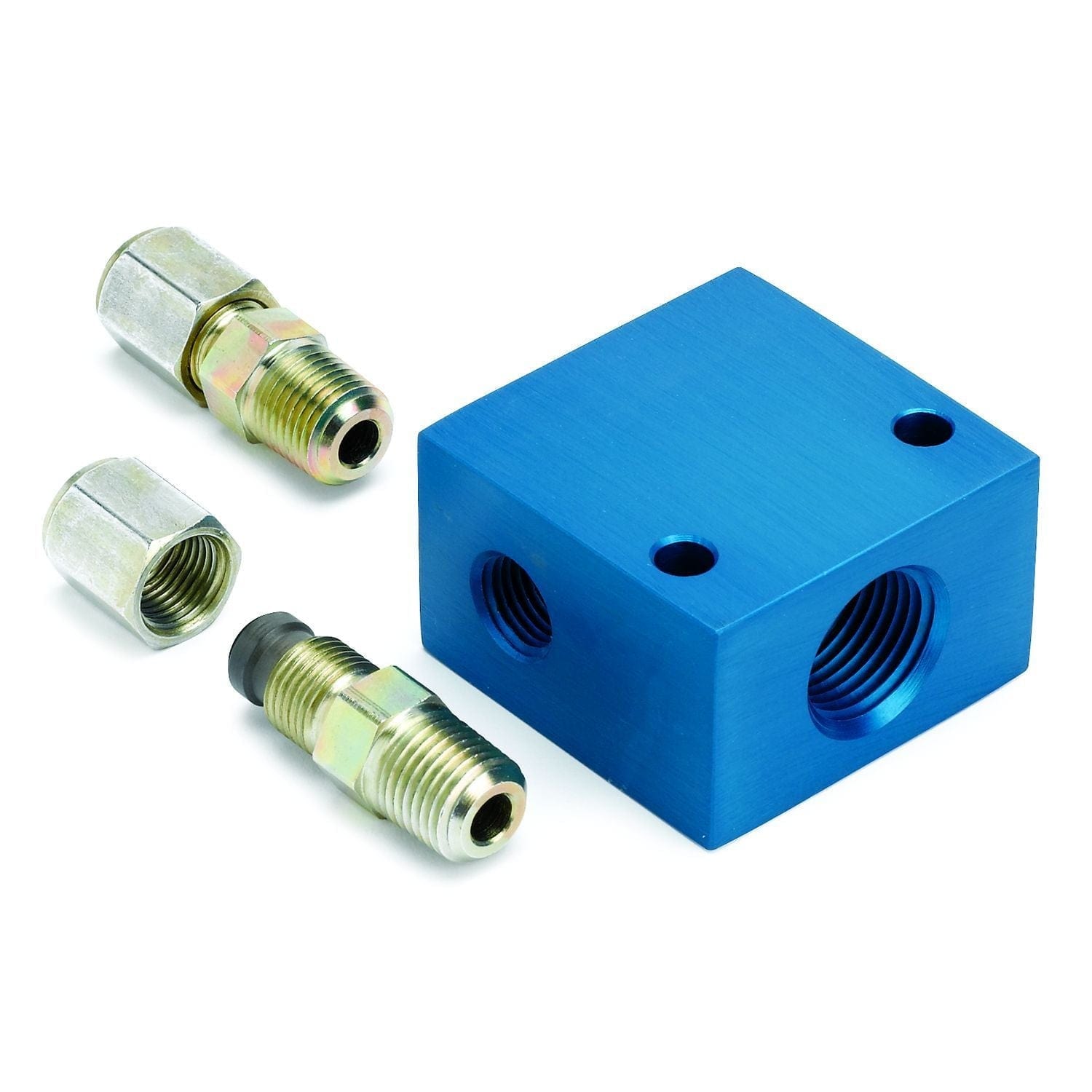 AUTOMETER 5/16" O.D. tubing, For Transmission Temperature Gauges Auto Meter Temperature Manifold Adapter AU2287 SR
