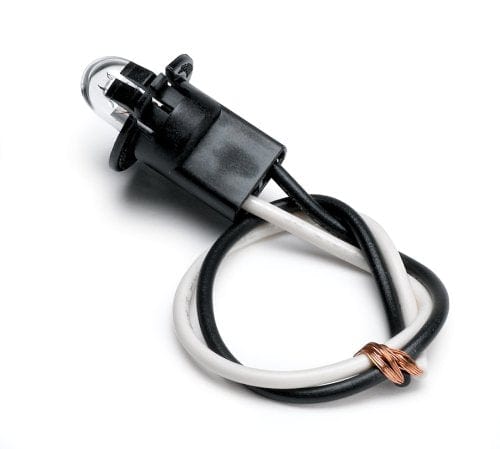 AUTOMETER Bulb and Socket, No. 168, 4.9 Watt Auto Meter Replacement Bulb and Socket AU3211 SR