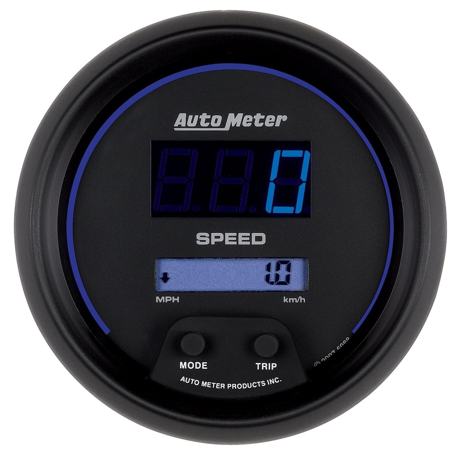 AUTOMETER Digital, Programmable, In-dash, 3-3/8", 160 MPH or 260 km/h Auto Meter Cobalt Digital Series Speedometer AU6988 SR