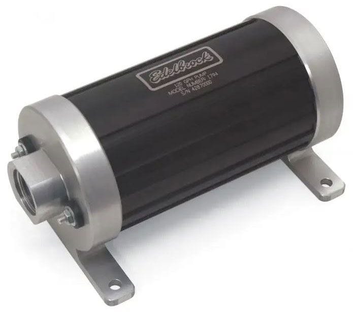 EDELBROCK 120 GPH at 45 psi, -12 AN inlet/outlet for EFI applications Edelbrock Victor EFI Electric Fuel Pump ED1794 SR