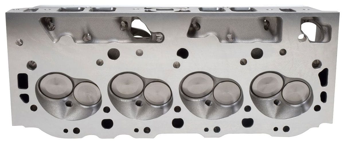 EDELBROCK BB Chevy, 118cc chambers, great torque and horsepower up to 6500 rpm Edelbrock Performer RPM 454 Rectangle Port Cylinder Heads - Single - Complete ED60559 SR