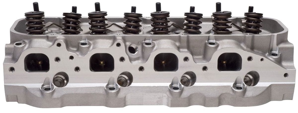 EDELBROCK BB Chevy, 118cc chambers, great torque and horsepower up to 6500 rpm Edelbrock Performer RPM 454 Rectangle Port Cylinder Heads - Single - Complete ED60559 SR