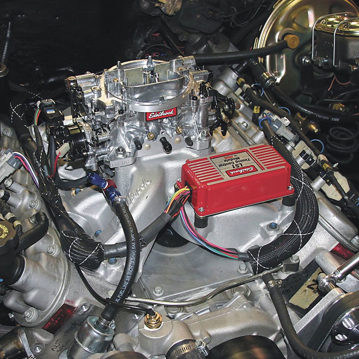 Edelbrock Chevy LS1-LS6, 1500-6500 rpm, includes Timing Control Module Edelbrock Performer RPM Intake Manifold ED7118 SR