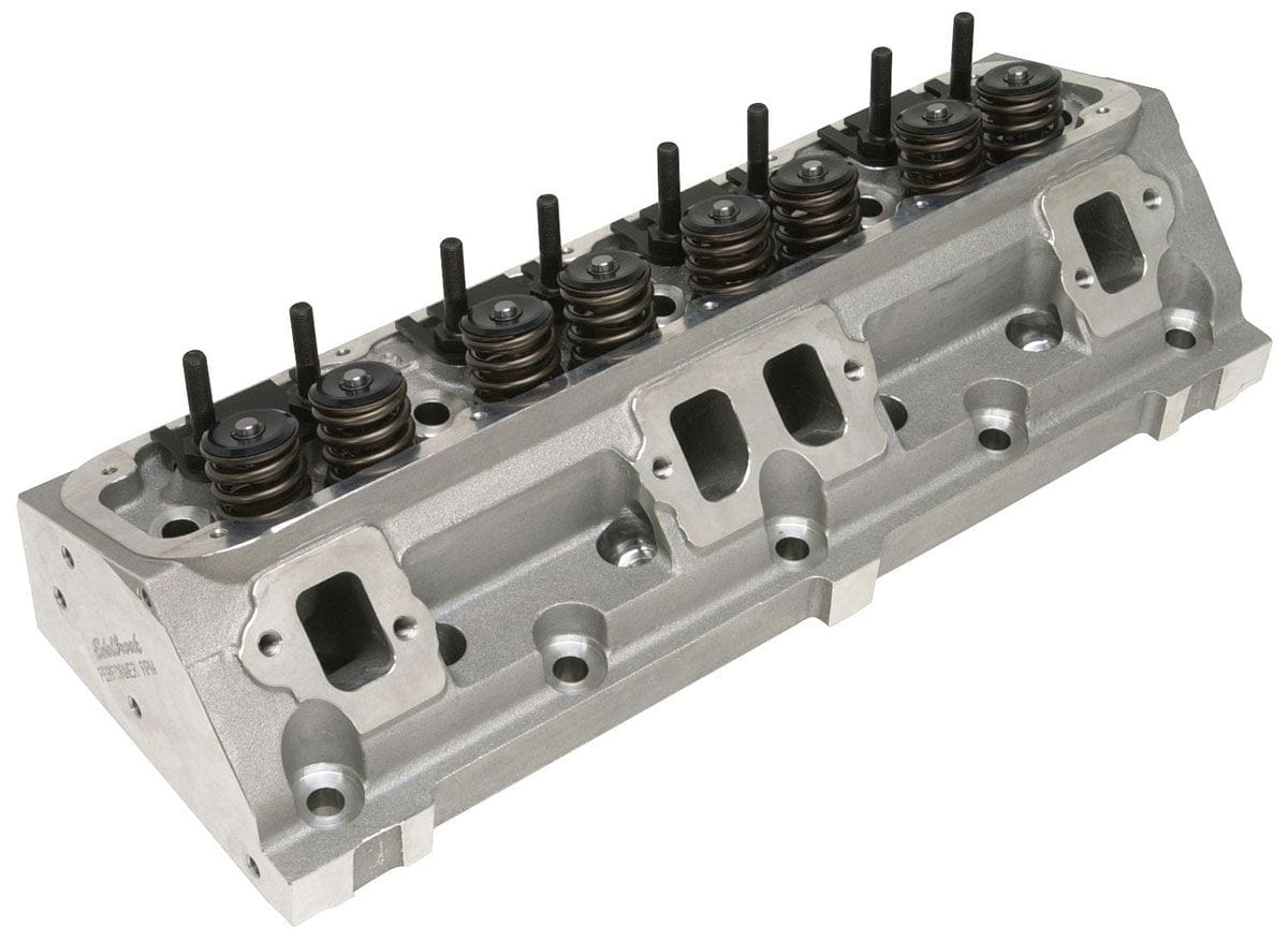 EDELBROCK Chrysler Magnum 1992 & later 5.2L-1993 & later 5.9L, 58cc chambers, 1 Edelbrock Performer RPM Cylinder Heads - Single - Complete ED61779 SR