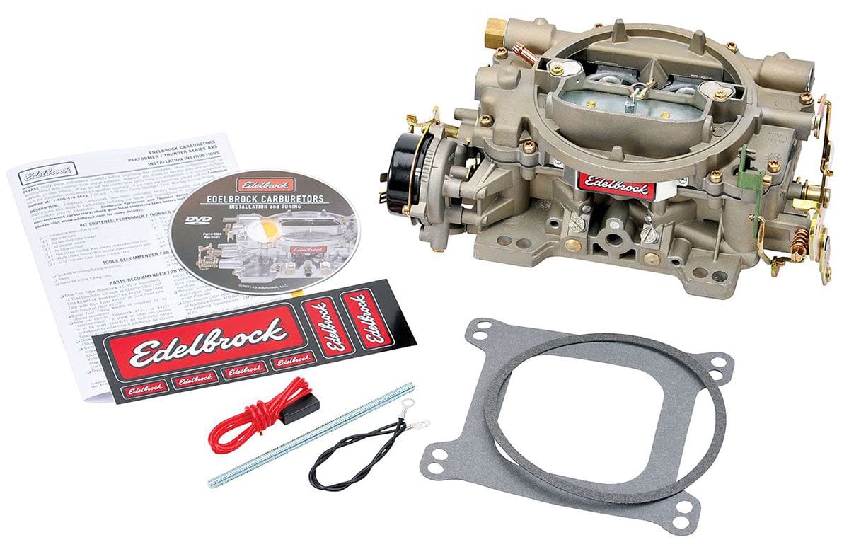 EDELBROCK Electric choke, square flange, Mild Marine Performance Edelbrock 600 CFM Marine Series Carburettor ED1409 SR