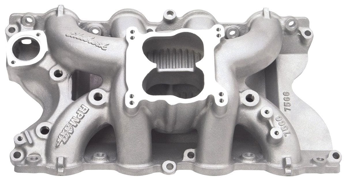 EDELBROCK Ford 429-460, 1500-6500 rpm Edelbrock RPM Air-Gap 460 Intake Manifold ED7566 SR