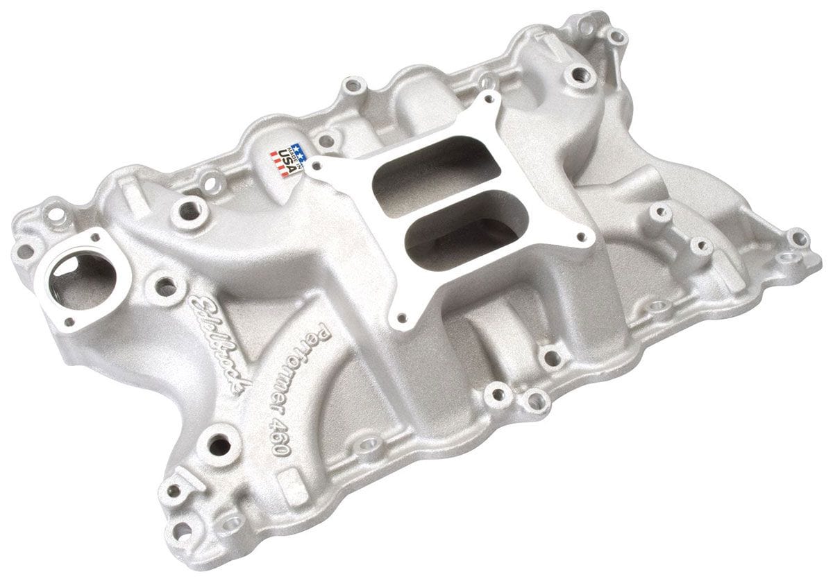 EDELBROCK Ford 429-460, Idle - 5500 rpm, Dual Plane, non-EGR Edelbrock Performer Intake Manifold ED2166 SR