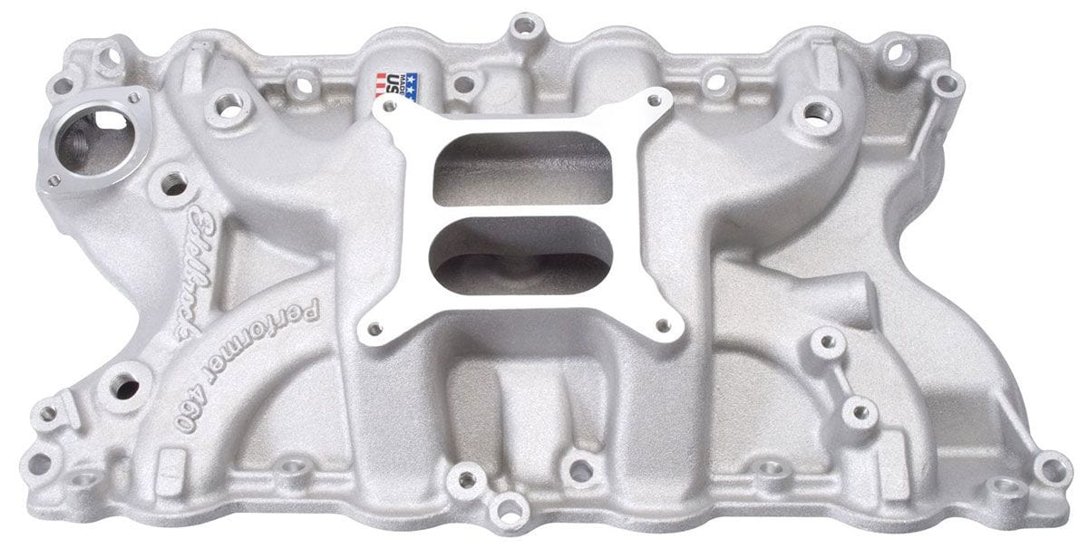 EDELBROCK Ford 429-460, Idle - 5500 rpm, Dual Plane, non-EGR Edelbrock Performer Intake Manifold ED2166 SR