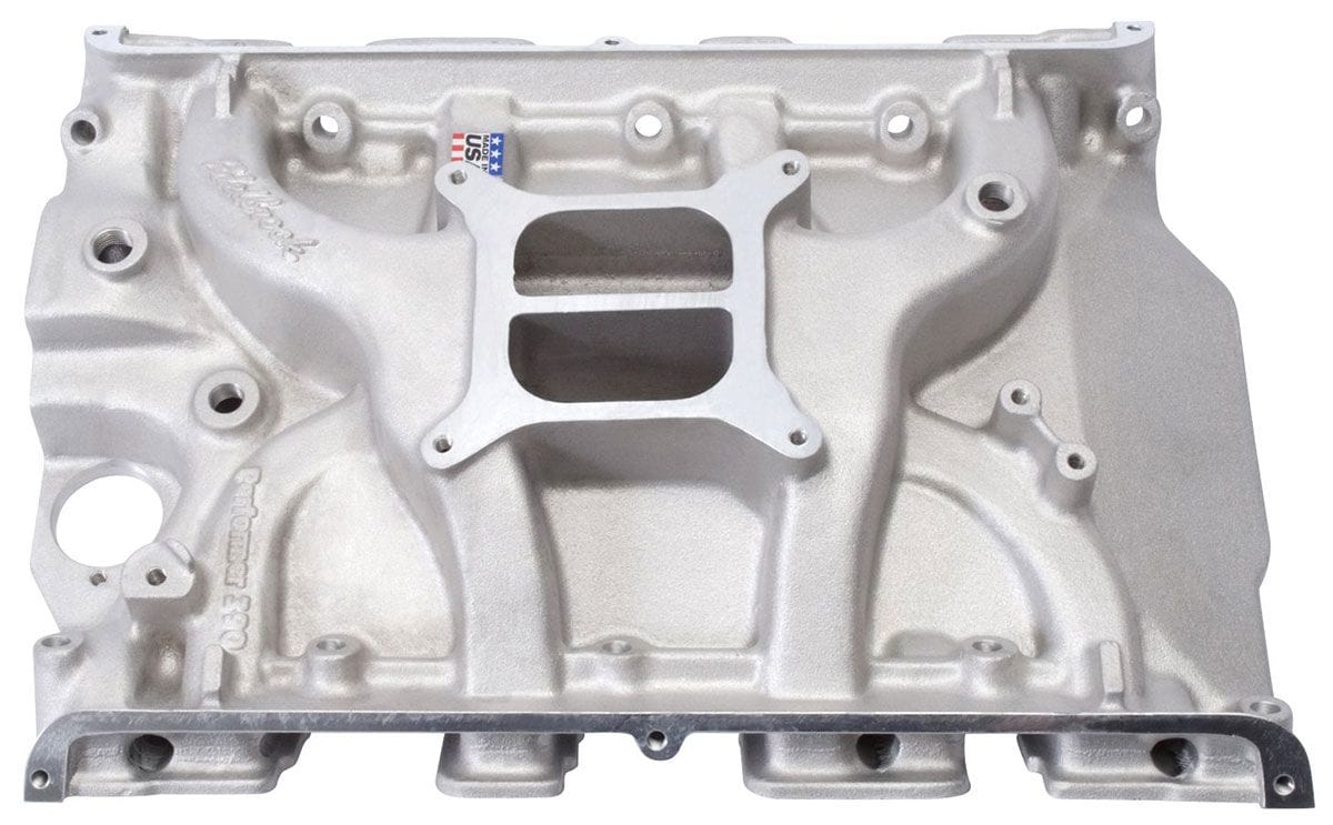 EDELBROCK Ford FE 332-428, Idle - 5500 rpm, Dual Plane, non-EGR Edelbrock Performer Intake Manifold ED2105 SR