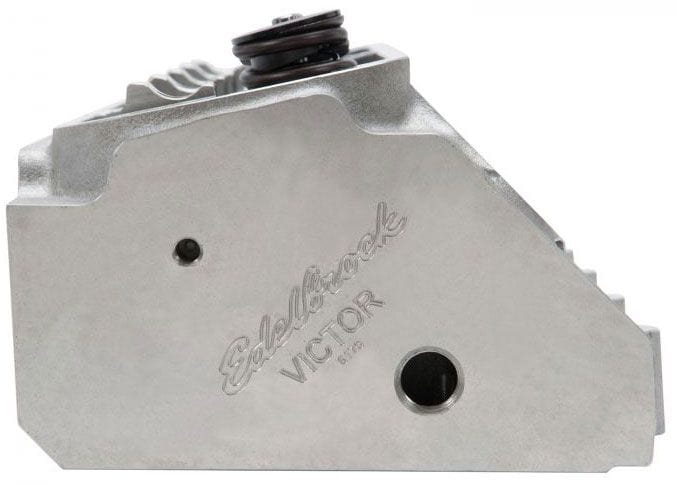 EDELBROCK SB Chrysler, 225cc Intake Ports, 60cc Combustion Chambers Edelbrock Victor Jr. 16° Cylinder Head - Single - Complete ED61729 SR