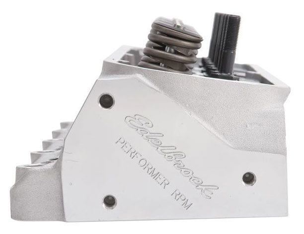 EDELBROCK Small Block Ford, 1.90" Intake valve, great torque and horsepower up Edelbrock Performer RPM Cylinder Heads - Single - Complete ED60229 SR
