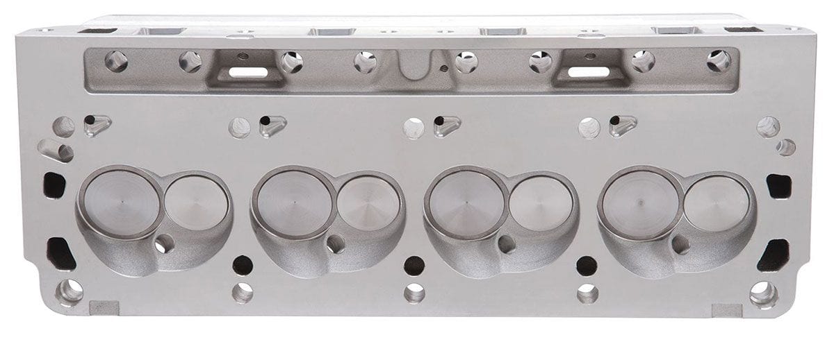 EDELBROCK Small Block Ford, 170cc Intake Port, 1.90" Intake Valves, Made In USA Edelbrock E-Street Cylinder Heads - Pair - Complete ED5023 SR