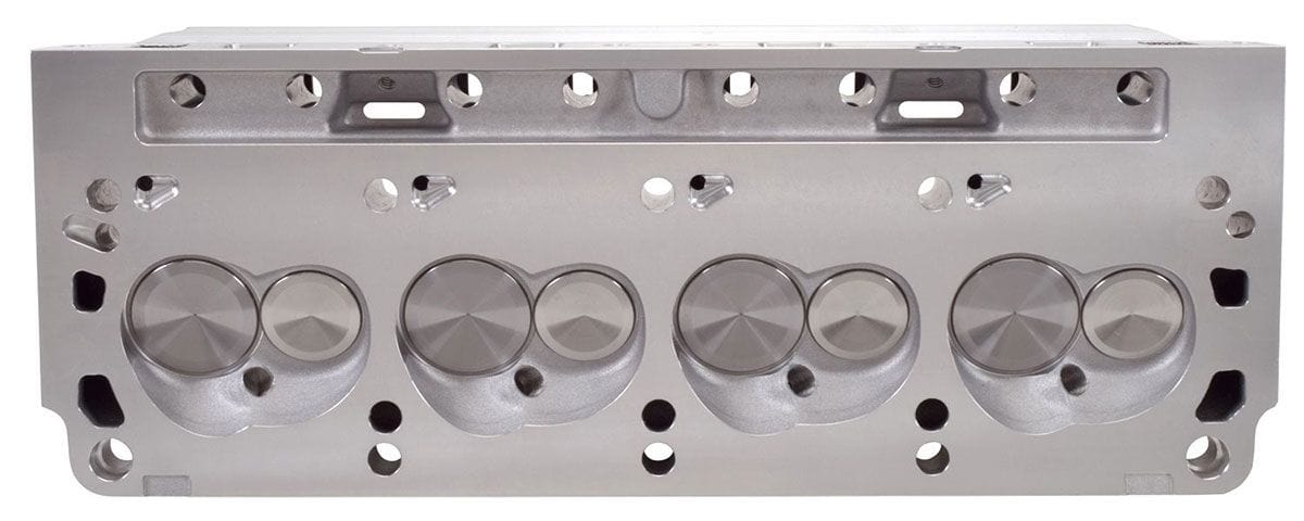 EDELBROCK Small Block Ford, 170cc Intake Port, 2.02" Intake Valves, Made In USA Edelbrock E-Street Cylinder Heads - Pair - Complete ED5025 SR