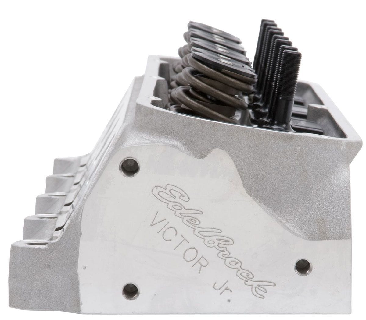 EDELBROCK Small Block Ford 289-351W, 60cc chambers, 210cc intake port, mech rol Edelbrock Victor Jr. 20° Cylinder Heads - Single - Complete ED77199 SR