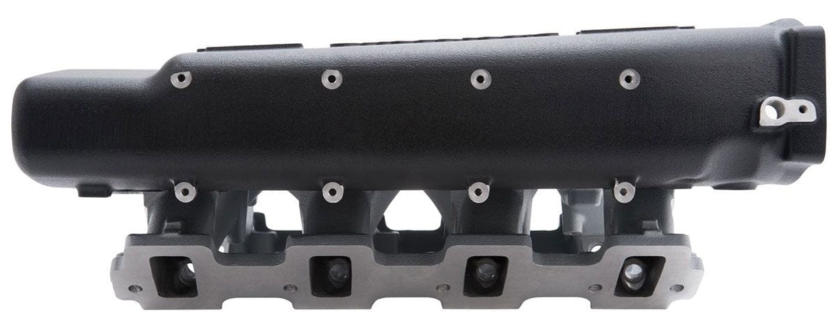 Edelbrock Suit Chev LS3, L92 and L76 Rectangular Port Cylinder Heads Edelbrock Cross-Ram Intake Manifold - Black Finish ED71413 SR