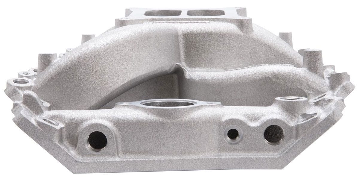 EDELBROCK Suit Holden 308-355 with VN Heads (EFI Injector Bosses Included) Edelbrock RPM Air-Gap Aluminium Dual Plane Intake Manifold ED75945 SR