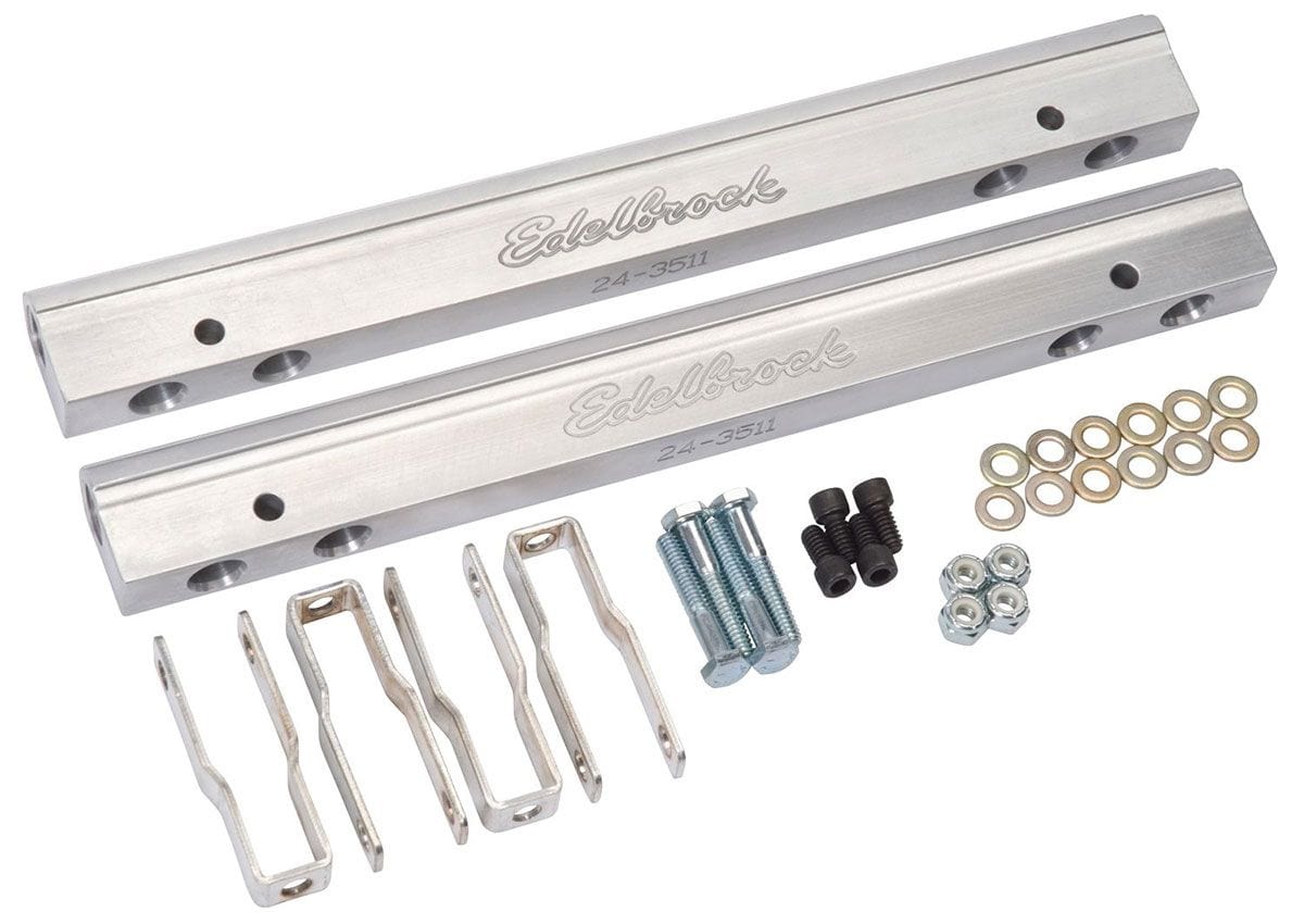 EDELBROCK Suit SB Chrysler 340-360 with SupEr Victor Manifold ED28155 Edelbrock Fuel Injection Rails ED3641 SR