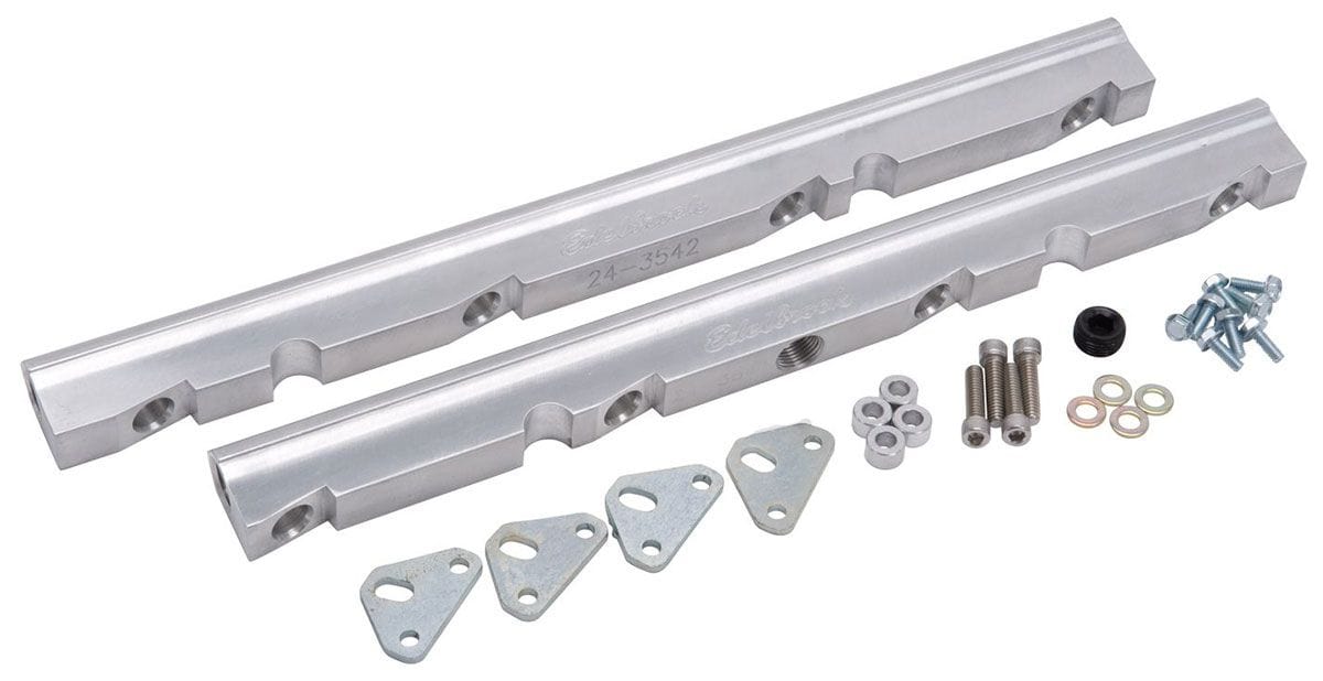 EDELBROCK Suits Ford Mustang 5.0L 1986-95 Edelbrock Fuel Rail Kit ED3628 SR