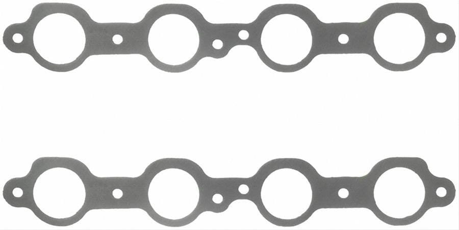 FELPRO Suit Chevy LS1-LS6 1.81" Round Felpro Perforated Steel Exhaust Gasket Set FE1440 SR