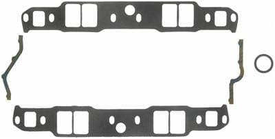 FELPRO Suit SB Chev With Raised Ports, No Exhaust Crossover 1.31" x 2.02" (. Felpro Composite Intake Manifold Gasket Set FE1286 SR