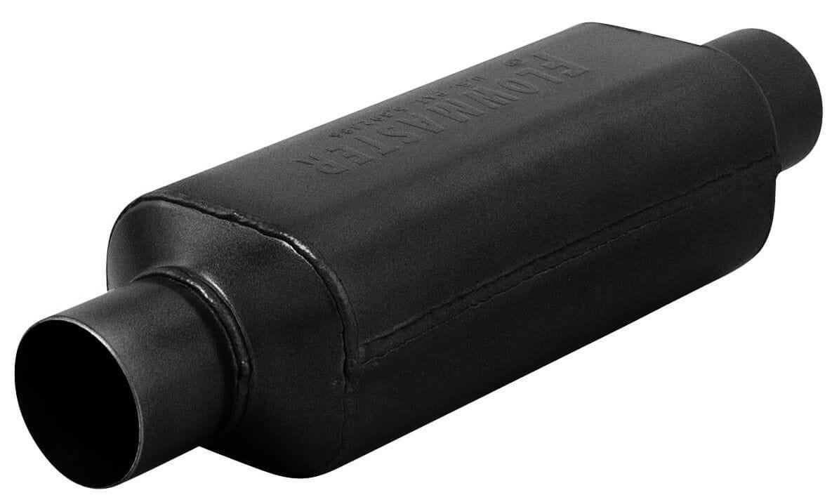 FLOWMASTER Oval, 2-1/2" Inlet/Outlet Flowmaster Hushpower HP-2 Muffler FLO12512409 SR