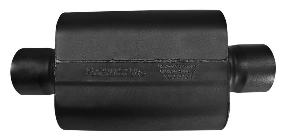 FLOWMASTER Oval, 4" Center Inlet / Outlet Flowmaster 40 Series Delta Force Muffler FLO854040-10 SR