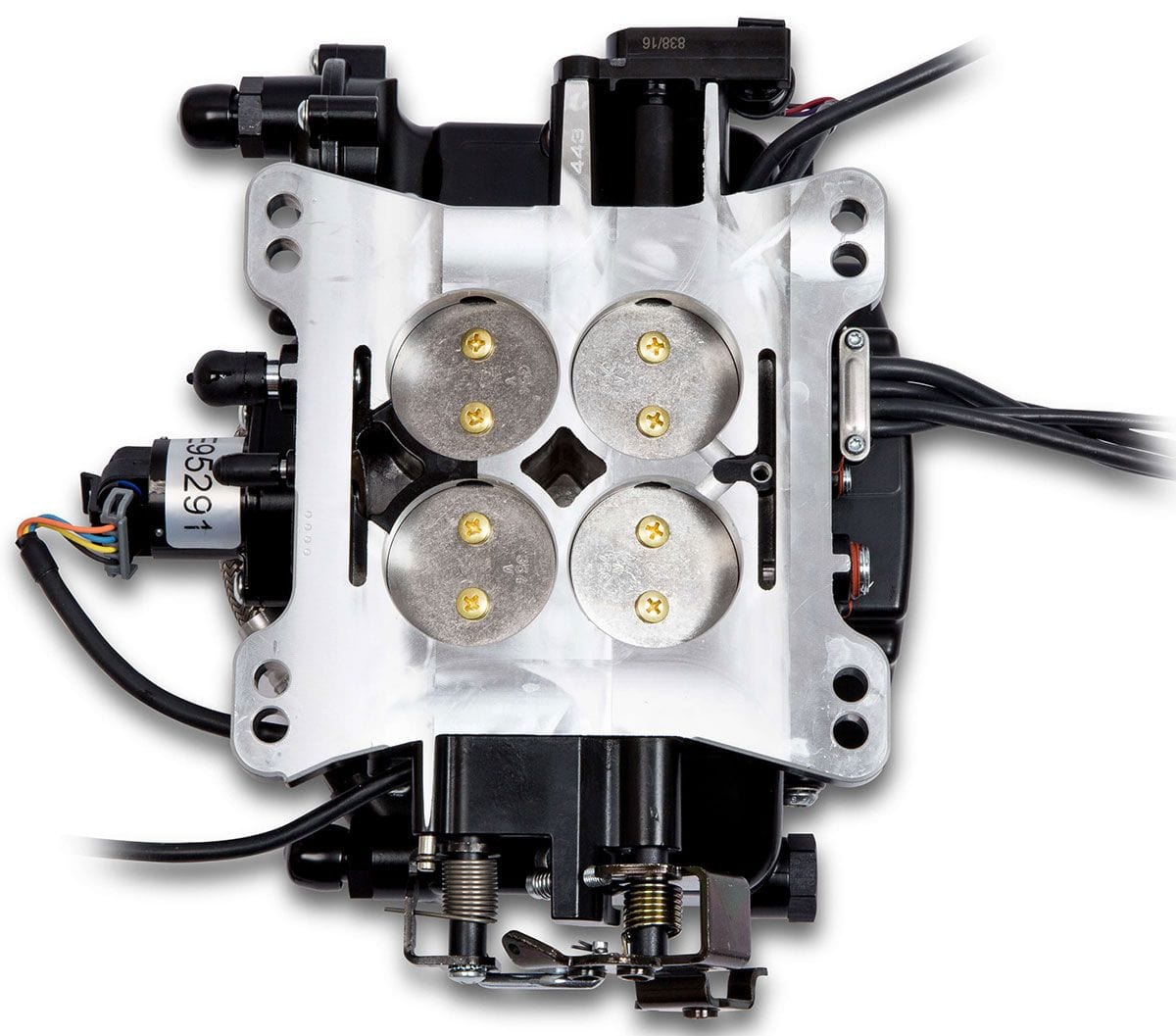 HOLLEY 800 cfm 8 Injector Throttle Body, 675 HP N/A, 1250 HP Forced Induction Holley Sniper EFI 4BBL Self Tuning System - Black Finish HO550-513 SR