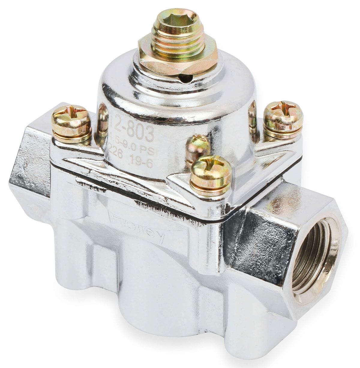 HOLLEY Adjustable From 4.5 Psi To 9 Psi, Suit Carburettor Application Only Holley Holley Blue 2-Port Regulator HO12-803 SR