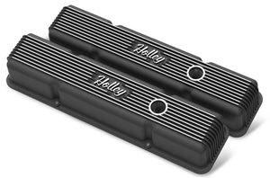 Holley Vintage Series Fined Valve Covers HO241-242
