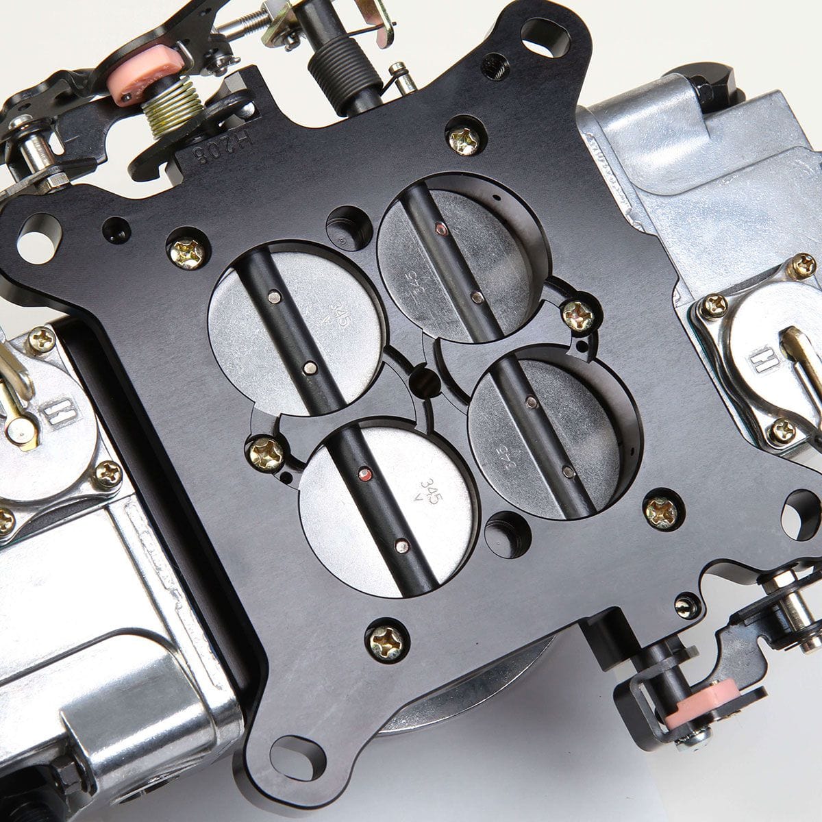 HOLLEY Hardcore Grey with Black Billet Metering Blocks & Base Plates Holley 750cfm Ultra XP Aluminium Carburettor HO0-80803HBX SR